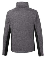 Spyder 187330 Men's Constant Full-Zip Sweater Fleece Jacket #color_BLACK HTHR/ BLK
