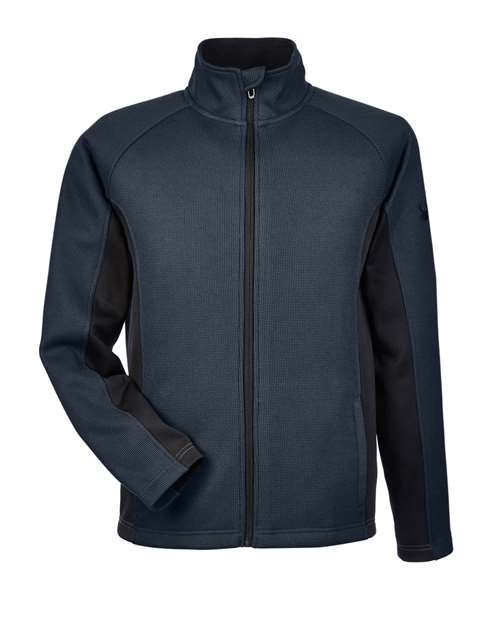Spyder 187330 Men's Constant Full-Zip Sweater Fleece Jacket #color_FRNTIER/ BLK/ BL