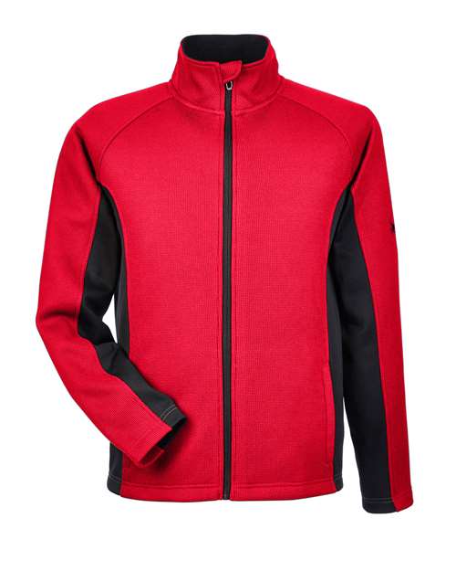 Spyder 187330 Men's Constant Full-Zip Sweater Fleece Jacket #color_RED/ BLACK/ BLK