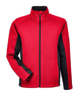 Spyder 187330 Men's Constant Full-Zip Sweater Fleece Jacket #color_RED/ BLACK/ BLK