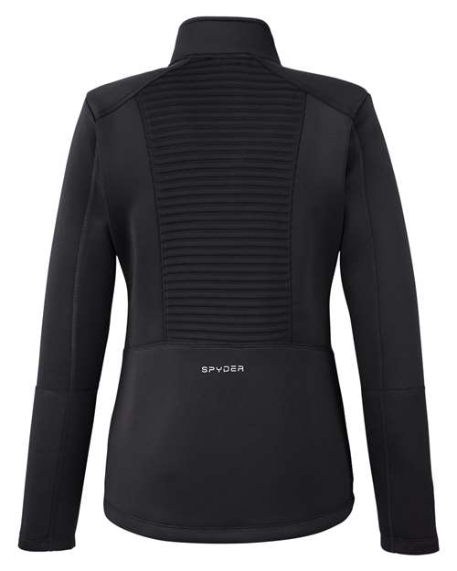 Spyder S16522 Ladies' Venom Full-Zip Jacket #color_BLACK