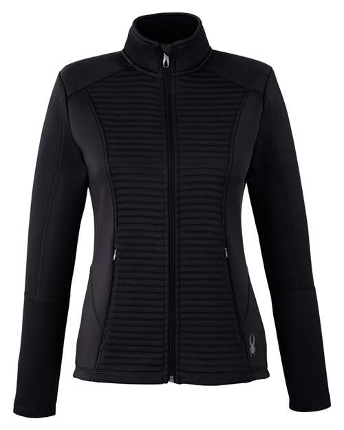 Spyder S16522 Ladies' Venom Full-Zip Jacket #color_BLACK