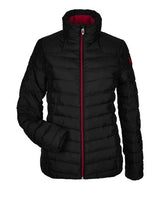 Spyder 187336 Ladies' Supreme Insulated Puffer Jacket #color_BLACK/ RED