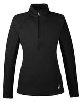Spyder S16562 Ladies' Constant Half-Zip Sweater #color_BLACK/ BLACK