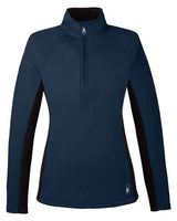 Spyder S16562 Ladies' Constant Half-Zip Sweater #color_FRONTIER/ BLACK