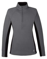 Spyder S16562 Ladies' Constant Half-Zip Sweater #color_POLAR/ BLACK