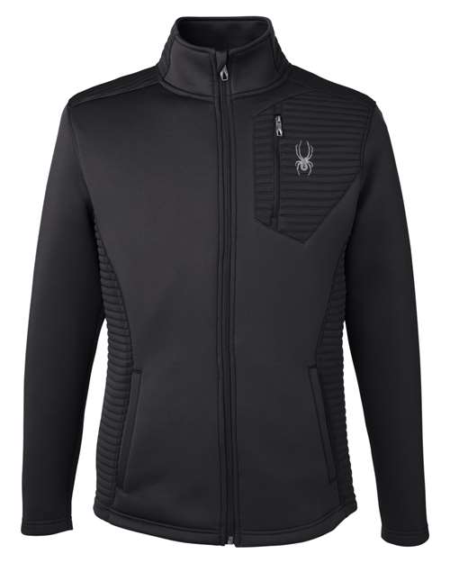 Spyder S16539 Men's Venom Full-Zip Jacket #color_BLACK