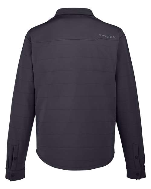 Spyder S17030 Adult Transit Shirt Jacket #color_BLACK