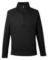 Spyder S16561 Men's Constant Half-Zip Sweater #color_BLACK/ BLACK