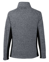 Spyder S16561 Men's Constant Half-Zip Sweater #color_BLACK HTHR/ BLK