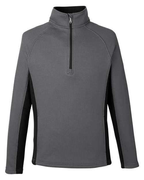 Spyder S16561 Men's Constant Half-Zip Sweater #color_POLAR/ BLACK