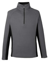 Spyder S16561 Men's Constant Half-Zip Sweater #color_POLAR/ BLACK