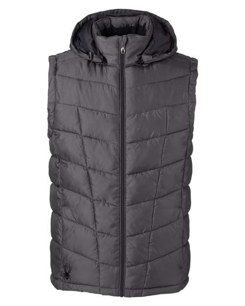 Spyder S16642 Men's Pelmo Puffer Vest #color_POLAR