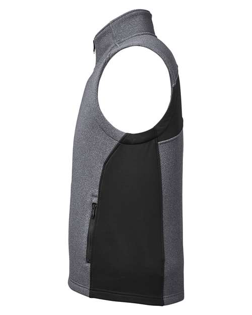 Spyder S17274 Men's Pursuit Vest #color_BLACK HTHR/ BLK