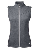 Spyder S17275 Ladies' Pursuit Vest #color_BLACK HTHR/ POL