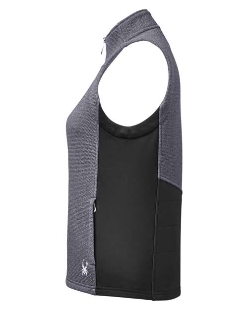 Spyder S17275 Ladies' Pursuit Vest #color_FRONTR HTHR/ BLK