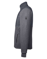 Spyder S17298 Men's Pursuit Jacket #color_BLACK HTHR/ POL