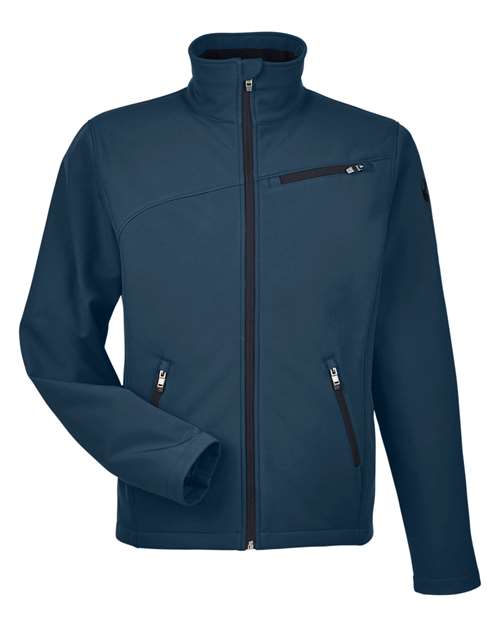 Spyder 187334 Men's Transport Soft Shell Jacket #color_FRONTIER/ BLACK