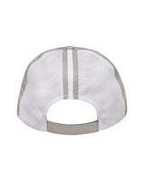 Adams PE105 Adult Contrast Back Stripe Clubhouse Cap #color_GREY