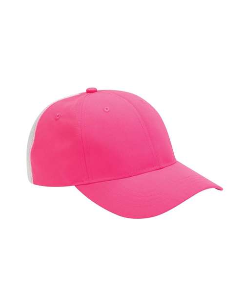 Adams PE105 Adult Contrast Back Stripe Clubhouse Cap #color_PINK