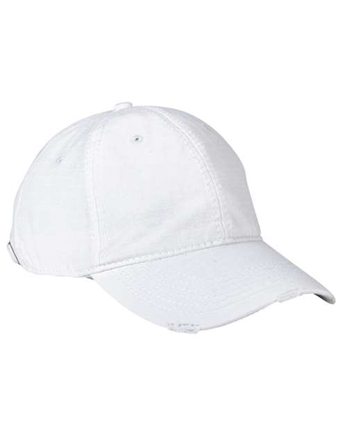 Adams IM101 Distressed Image Maker Cap #color_WHITE