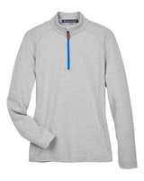 Devon & Jones DG479W Ladies' DRYTEC20 Performance Quarter-Zip #color_G HT/ G HT/ F BL