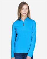 Devon & Jones DG479W Ladies' DRYTEC20 Performance Quarter-Zip #color_OC BL/ NV/ OC BL