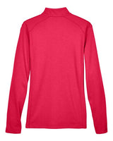 Devon & Jones DG479W Ladies' DRYTEC20 Performance Quarter-Zip #color_RED/ NAVY/ RED