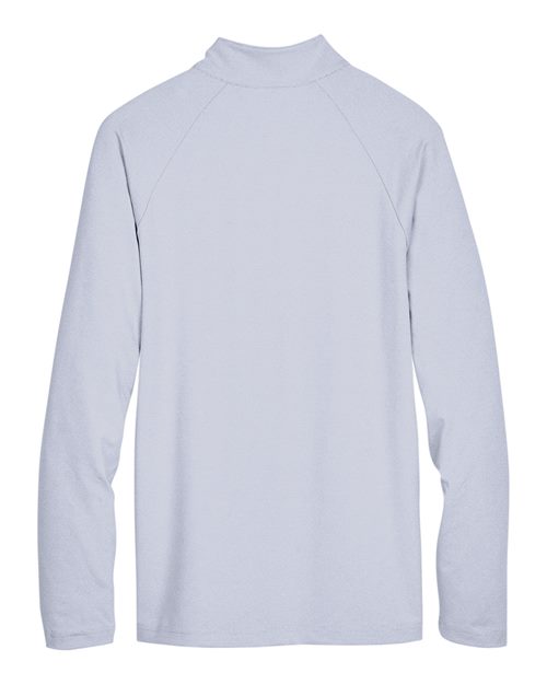 Devon & Jones DG480 CrownLux Performance Men's Clubhouse Micro-Stripe Quarter-Zip #color_NAVY
