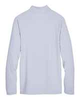Devon & Jones DG480 CrownLux Performance Men's Clubhouse Micro-Stripe Quarter-Zip #color_NAVY