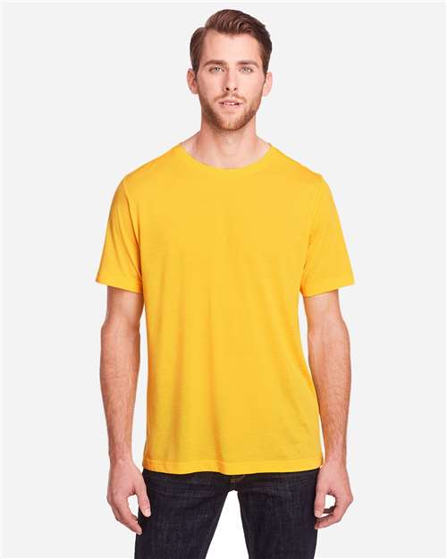 Core 365 CE111 Adult Fusion ChromaSoft Performance T-Shirt #color_CAMPUS GOLD