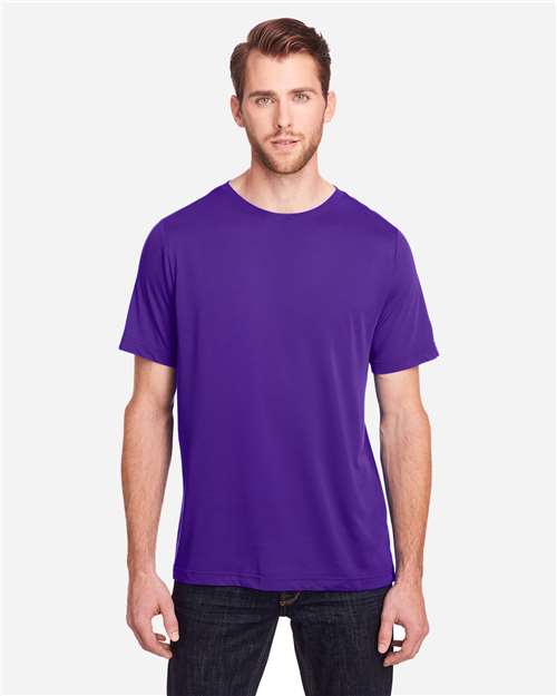 Core 365 CE111 Adult Fusion ChromaSoft Performance T-Shirt #color_CAMPUS PURPLE