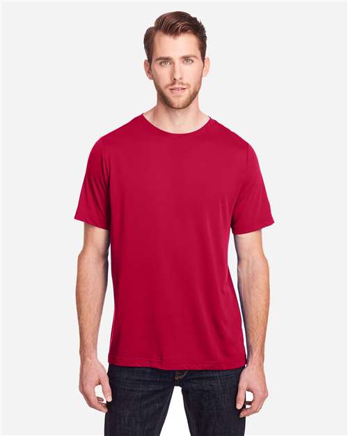 Core 365 CE111 Adult Fusion ChromaSoft Performance T-Shirt #color_CLASSIC RED