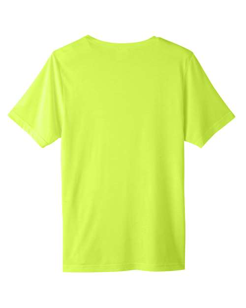 Core 365 CE111 Adult Fusion ChromaSoft Performance T-Shirt #color_SAFETY YELLOW
