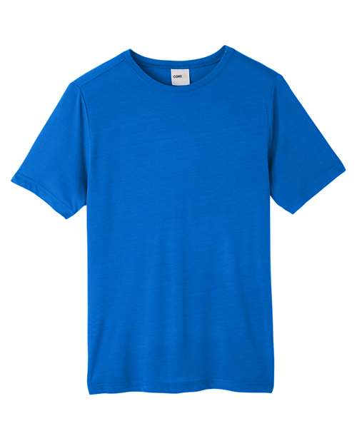 Core 365 CE111 Adult Fusion ChromaSoft Performance T-Shirt #color_TRUE ROYAL