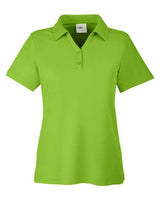 Core 365 CE112W Ladies' Fusion ChromaSoft Pique Polo #color_ACID GREEN