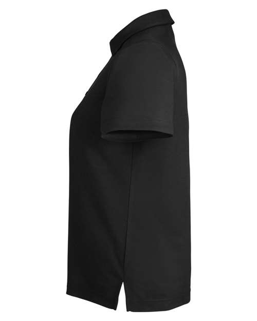 Core 365 CE112W Ladies' Fusion ChromaSoft Pique Polo #color_BLACK