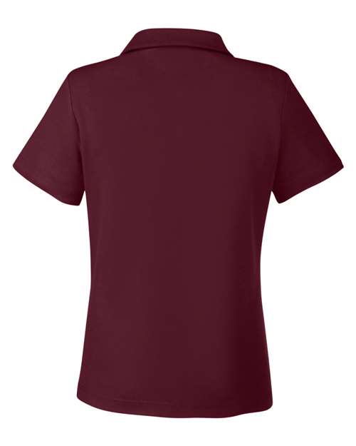 Core 365 CE112W Ladies' Fusion ChromaSoft Pique Polo #color_BURGUNDY