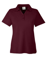Core 365 CE112W Ladies' Fusion ChromaSoft Pique Polo #color_BURGUNDY
