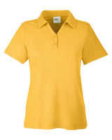 Core 365 CE112W Ladies' Fusion ChromaSoft Pique Polo #color_CAMPUS GOLD