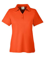 Core 365 CE112W Ladies' Fusion ChromaSoft Pique Polo #color_CAMPUS ORANGE