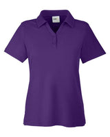 Core 365 CE112W Ladies' Fusion ChromaSoft Pique Polo #color_CAMPUS PURPLE