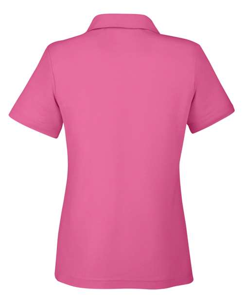 Core 365 CE112W Ladies' Fusion ChromaSoft Pique Polo #color_CHARITY PINK