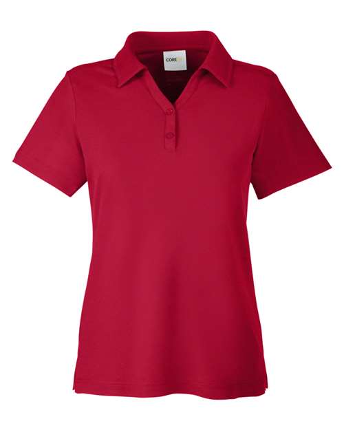 Core 365 CE112W Ladies' Fusion ChromaSoft Pique Polo #color_CLASSIC RED
