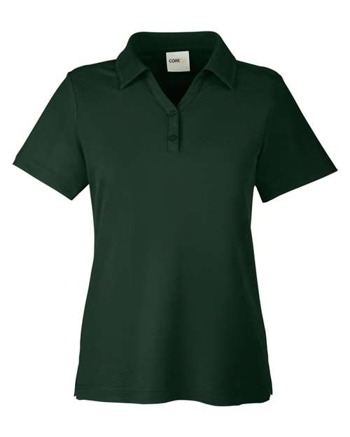 Core 365 CE112W Ladies' Fusion ChromaSoft Pique Polo #color_FOREST
