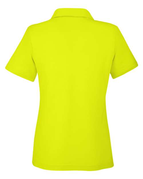 Core 365 CE112W Ladies' Fusion ChromaSoft Pique Polo #color_SAFETY YELLOW