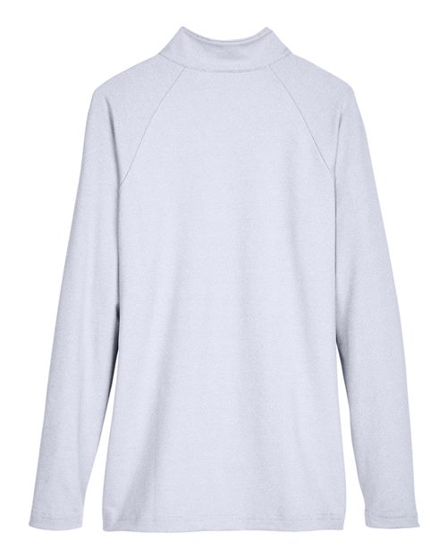 Devon & Jones DG480W CrownLux Performance Ladies' Clubhouse Micro-Stripe Quarter-Zip #color_NAVY