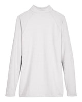 Devon & Jones DG480W CrownLux Performance Ladies' Clubhouse Micro-Stripe Quarter-Zip #color_SILVER