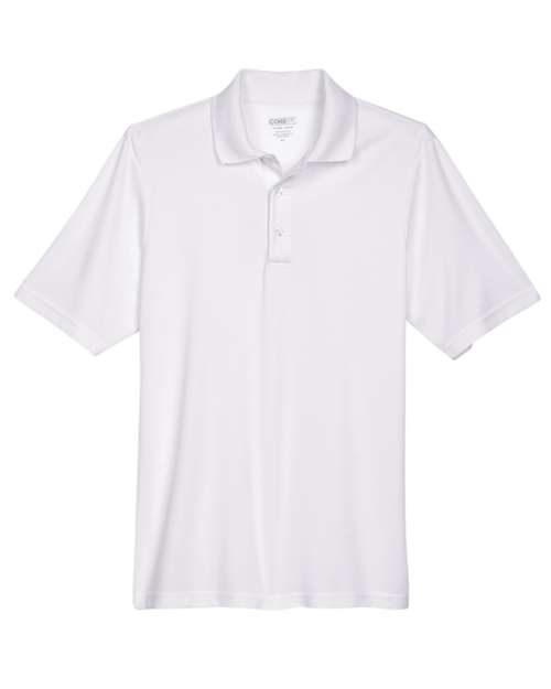 Core 365 88181 Men's Origin Performance Piqu Polo #color_WHITE