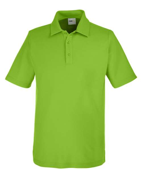 Core 365 CE112 Men's Fusion ChromaSoft Pique Polo #color_ACID GREEN